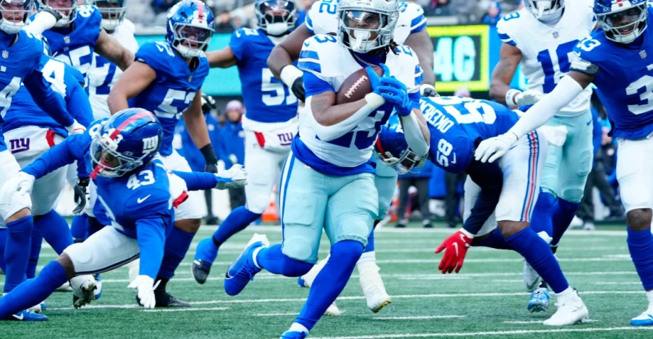 Cowboys get TDs from RBs Jaydon Blue, Phil Mafah, but still lose to the Giants