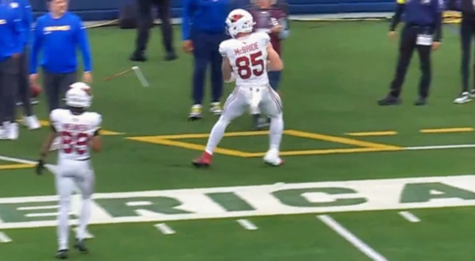 Mic’d Up Cameras Caught Trey McBride’s Vulgar, Cocky Message That’s Hard To Argue With [VIDEO]