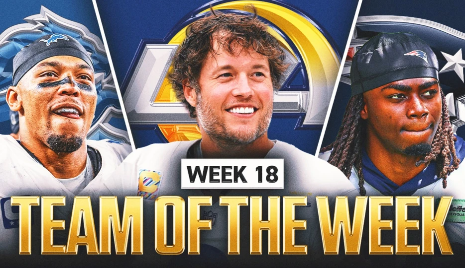 NFL Week 18 Team of the Week: Matthew Stafford Makes Strong Last Statement for MVP
