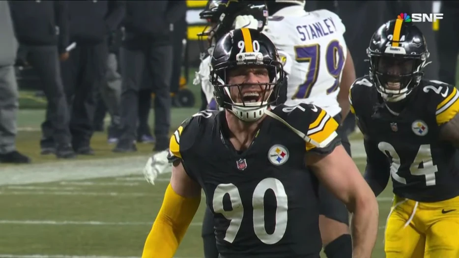 Watch: T.J. Watt Gives Steelers Momentum With Clutch INT In Return