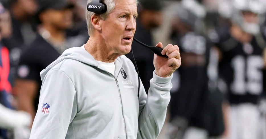 Where does Pete Carroll rank among failed Las Vegas Raiders head coaches?