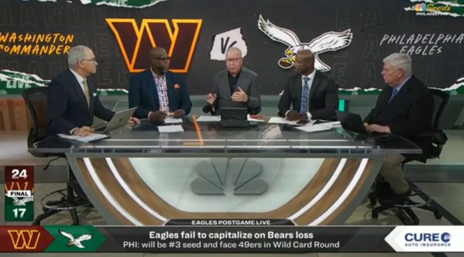 Ashlyn Sullivan Says Snoring Sound from Eagles Postgame Live was Reuben Frank Trying to Catch his Breath