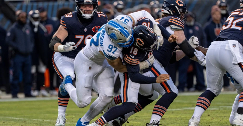 Caleb Williams, Bears OL analysis: Sacks allowed vs. Lions, NFL Week 18