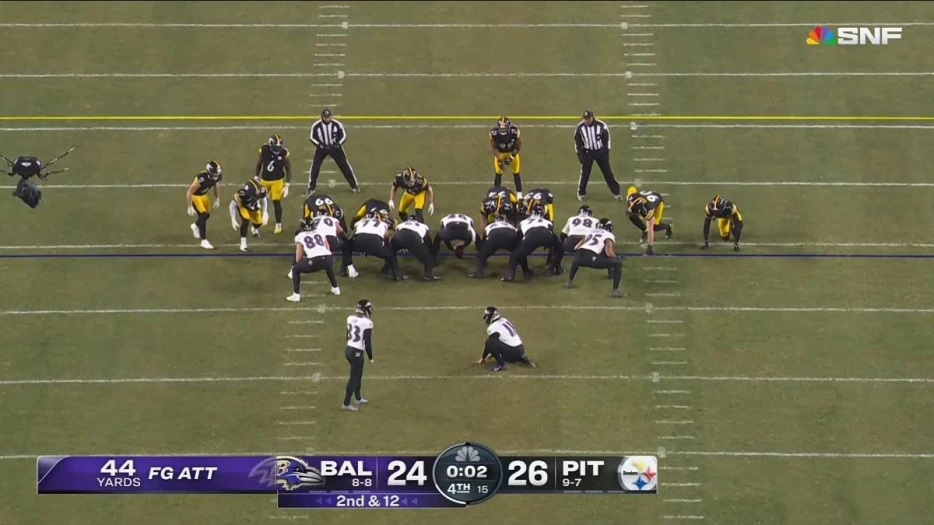 Former NFL Ref Says Officials Were Right Not To Call Penalty On Steelers During Ravens’ Missed Field Goal