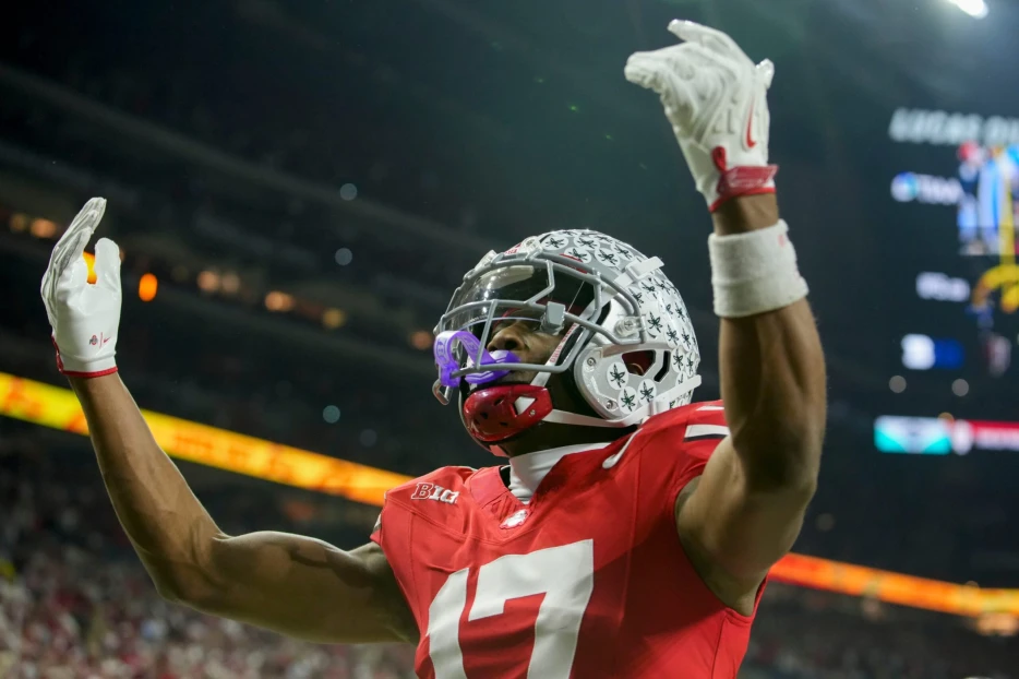 Ohio State WR Carnell Tate Declaring For 2026 NFL Draft