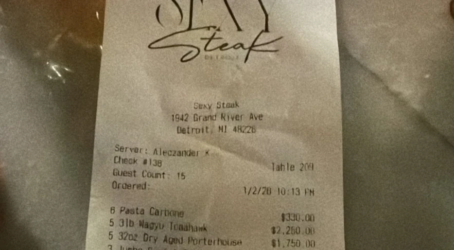 Amon-Ra St. Brown Did The Detroit Lions Rookies So Dirty With Massive Bill At Their Rookie Dinner [PHOTO]