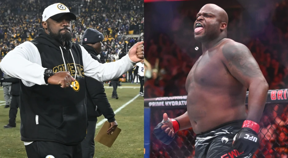 “LOL Thanks, Coach”: Steelers HC Mike Tomlin Tips His Cap To UFC Star Derrick Lewis After Ravens Win