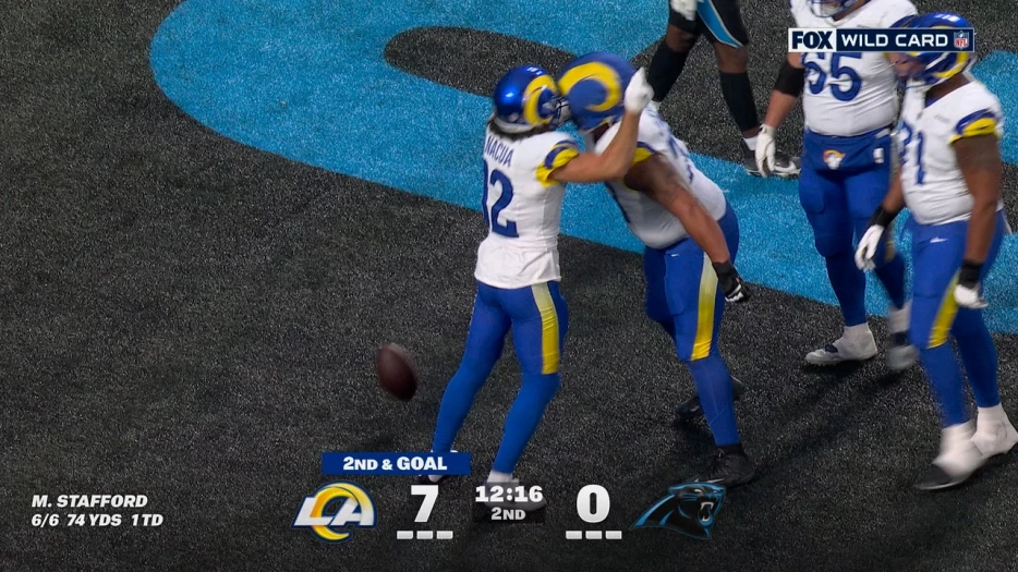 Puka Nacua scores SECOND TD to extend Rams' lead over Panthers | NFL Highlights