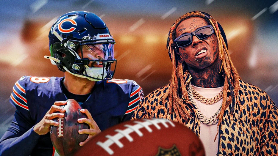 Caleb Williams dunks on Lil Wayne with ‘Iceman’ mic drop