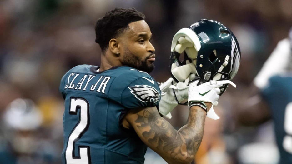 Darius Slay is technically on Bills, but he’s at Eagles playoff game