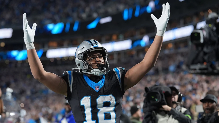 The legend of Panthers’ Jalen Coker grew with diving TD grab vs. Rams
