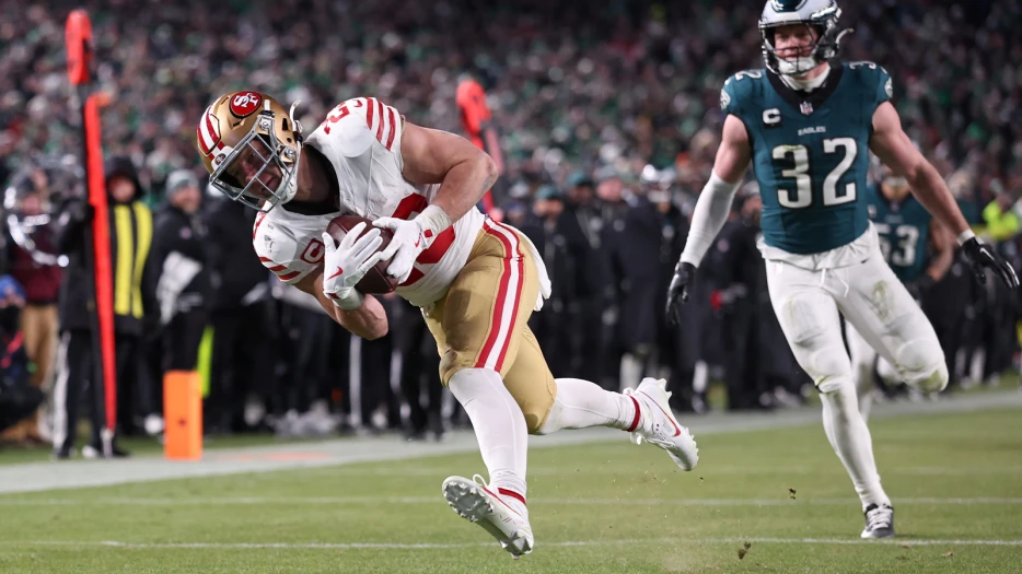 49ers’ Christian McCaffrey reaches rare milestone in playoff win vs. Eagles