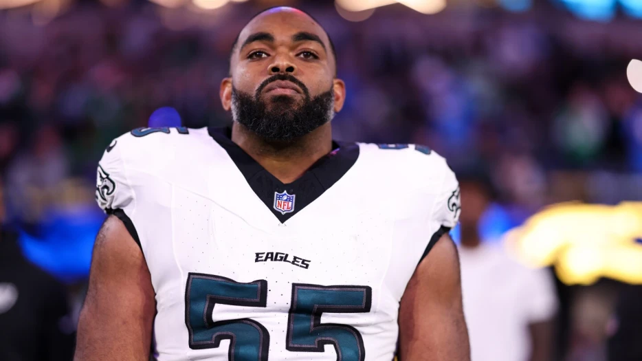 With Jalen Carter out, Brandon Graham has moved to defensive tackle