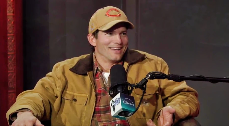 Ashton Kutcher Drops Bombshell Claim He’s Been Providing Bears GM Ryan Poles With Key Play-Calling Info During Explosive Interview [VIDEO]