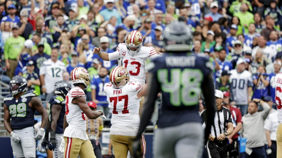 49ers take 7-1 record vs. Seahawks into showdown for No. 1 seed