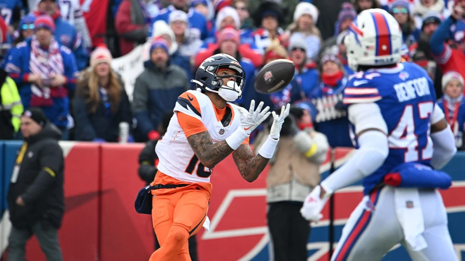 Broncos’ Troy Franklin leaves Bills game with hamstring injury