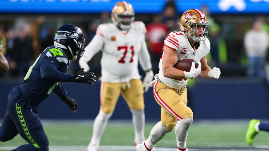49ers’ Kyle Shanahan gives ‘warrior’ Christian McCaffrey props for all-time great season in SF