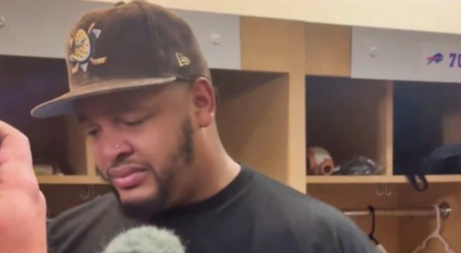 Bills’ Dion Dawkins Cried His Eyes Out In Front Of Reporters [VIDEO]