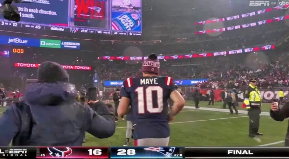 Drake Maye Destroys Cameraman On Live TV, And He Clearly Doesn’t Give Two F**ks About It [VIDEO]