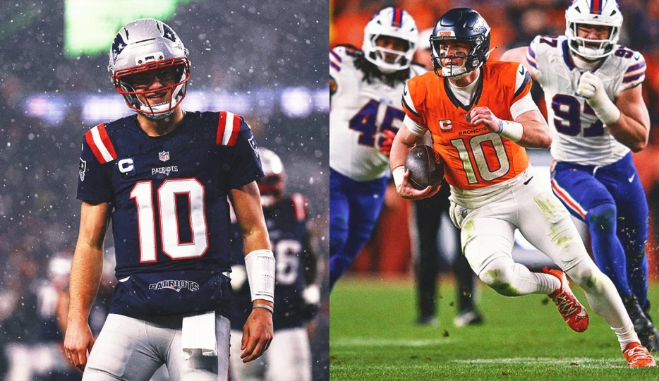 Drake Maye 'Heartbroken' Over Bo Nix's Ankle Injury Ends His Season