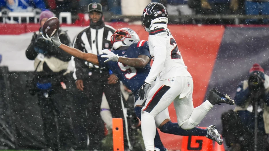 Drake Maye Reacts To Kayshon Boutte’s Epic Touchdown Grab In Patriots Win