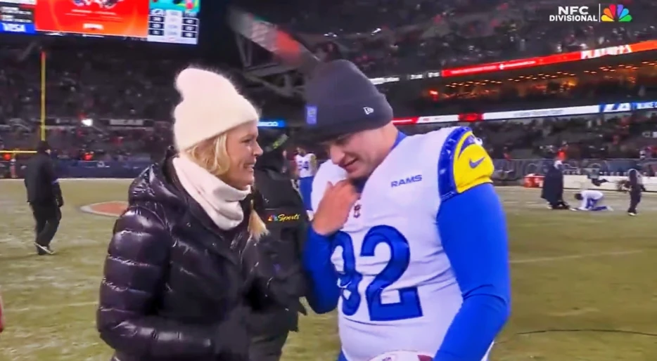 Things Got Strange As NBC Sports Tried To Censor Rams Kicker Harrison Mevis’ Vulgar Postgame Interview [VIDEO]
