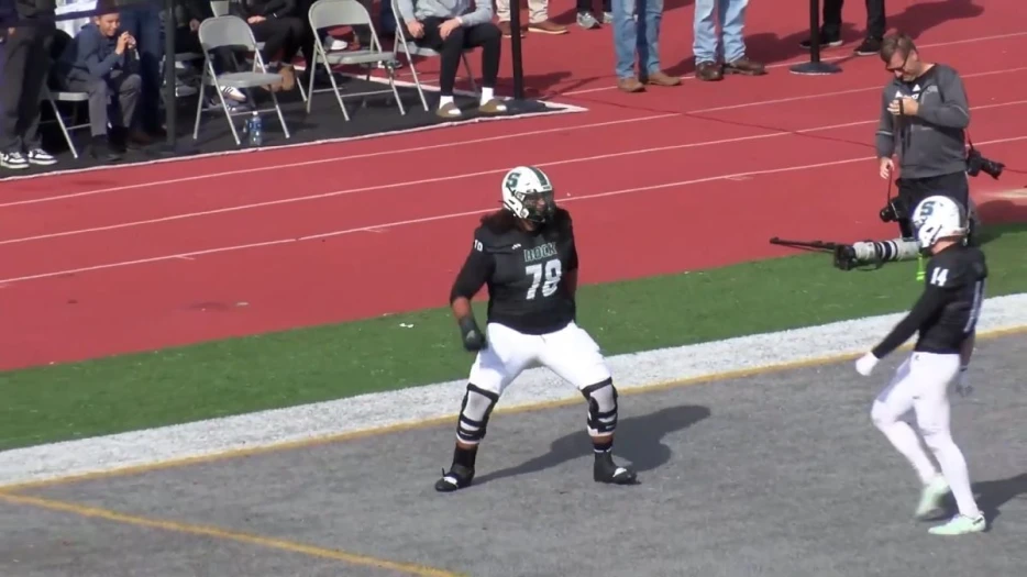 Slippery Rock OT Joe Cooper Vows NFL Will Know About D2 Product After Shrine Bowl