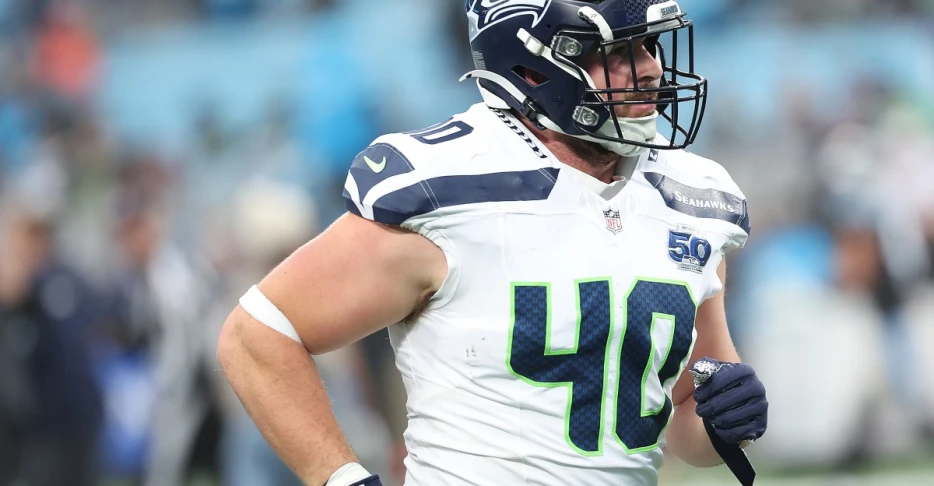Seahawks FB Robbie Ouzts inactive vs. Rams for NFC Championship Game