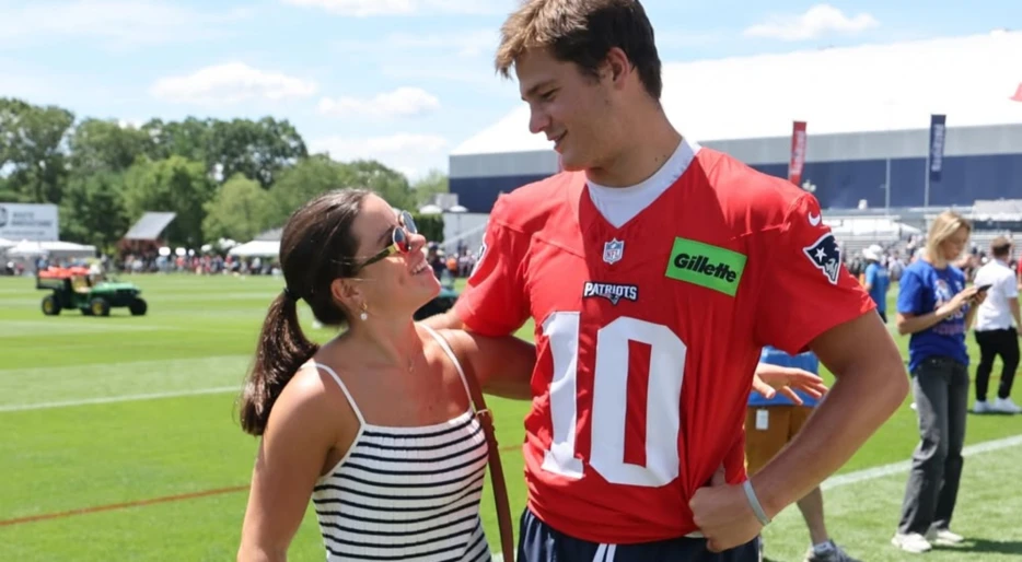 The Entire NFL World Is In Agreement On Drake Maye’s Wife During AFC Championship Game