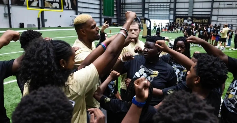 Saints DE Cam Jordan hosts 8th annual C3 Youth Football Camp