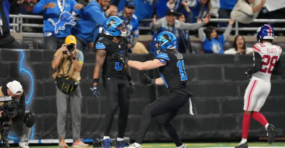 Detroit Lions fans choose sides in Isaac TeSlaa, Jahmyr Gibbs debate
