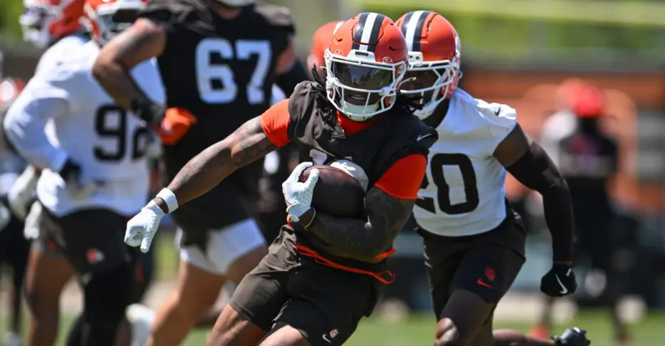 Injury update on Browns RB Quinshon Judkins and his training camp status: Video