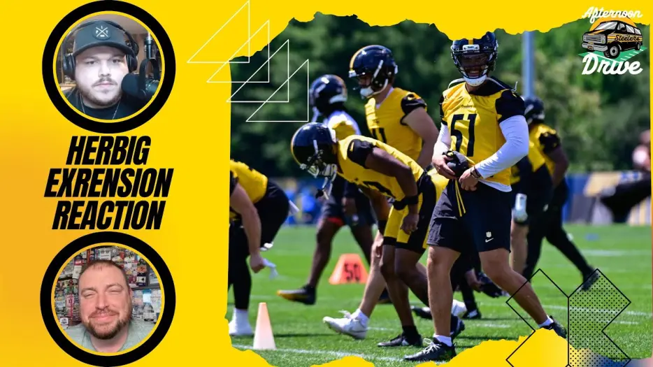 Steelers Afternoon Drive: Nick Herbig Contract News Reaction