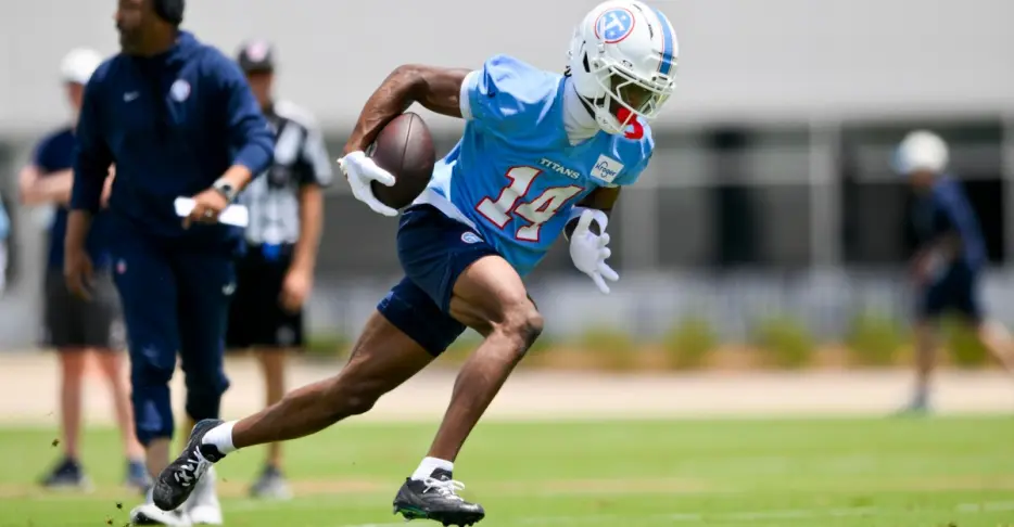 Titans Reacts Survey: How many touchdown catches will Carnell Tate have in 2026?
