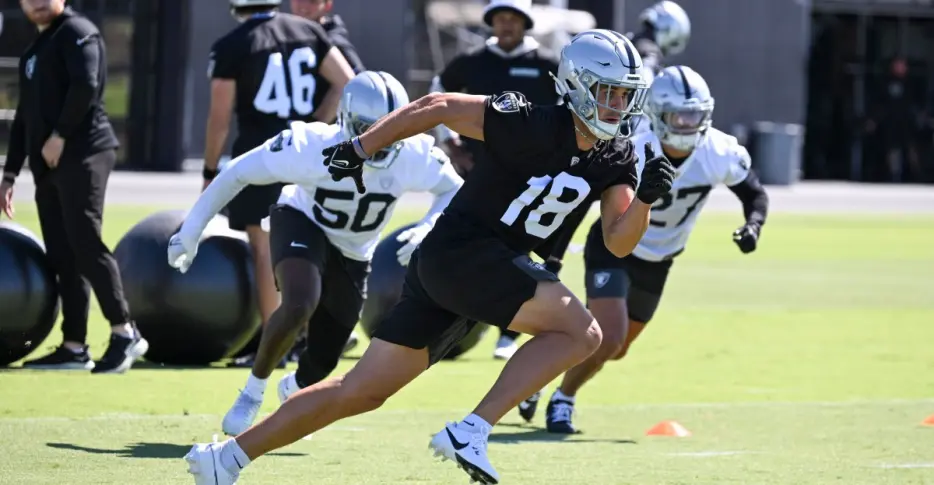 The Year 2 bar for Raiders wide receiver Jack Bech