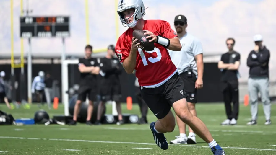 Las Vegas Raiders Training Camp Opens Thursday With Fernando Mendoza Treydan Stukes and Mike Washington Jr in Focus