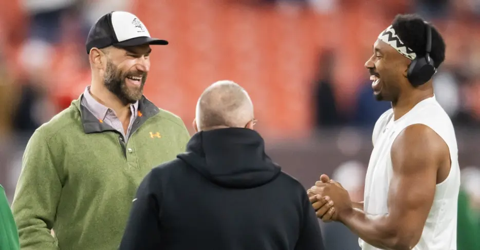 Browns legends Myles Garrett, Joe Thomas see careers diverge