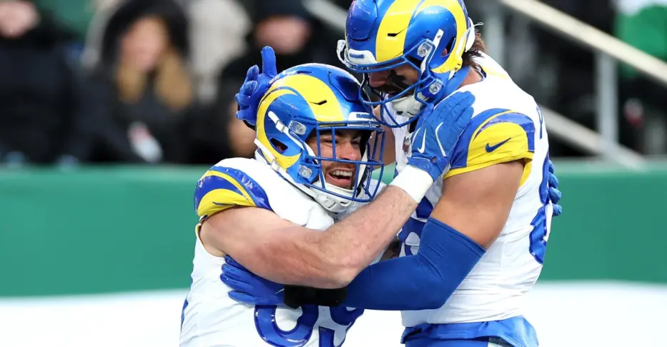 Is Colby Parkinson or Tyler Higbee more important?