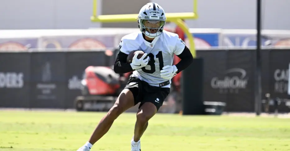 Las Vegas Raiders rookies standing for 2026