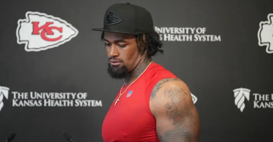 Chiefs left tackle Josh Simmons is growing ahead of Year 2