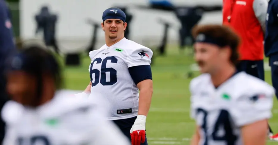 Patriots OT Will Campbell entering sophomore season with ‘extra motivation’