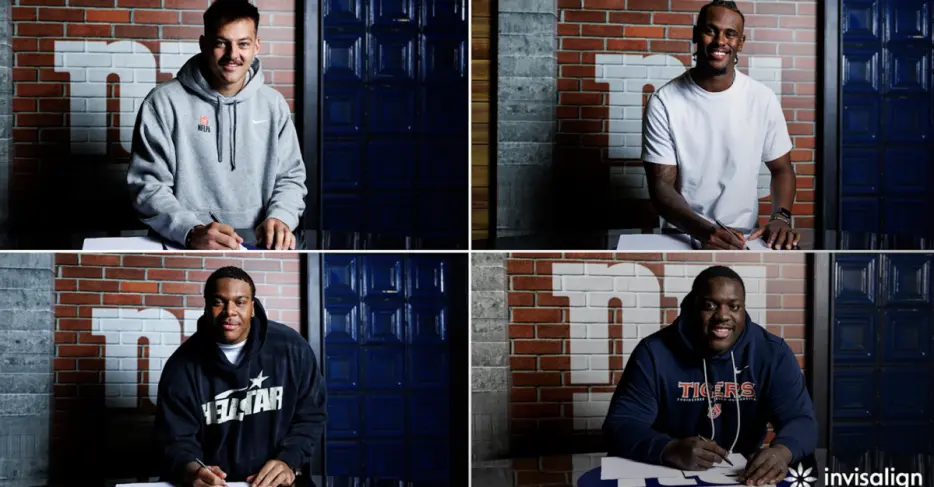 4 of NY Giants 7 draft picks sign their rookie contracts