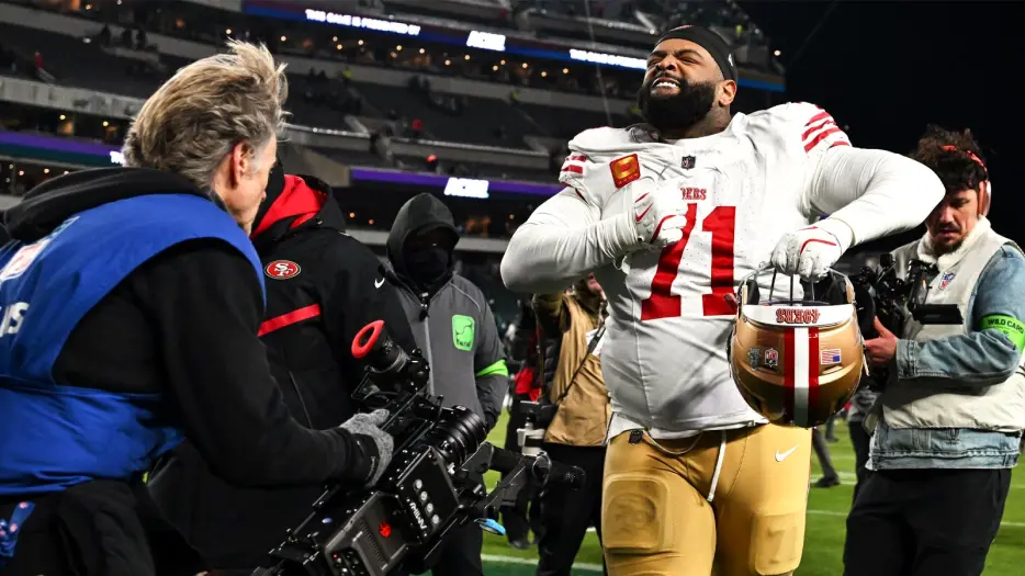 49ers’ Trent Williams’ raw reaction to Rams Myles Garrett trade: ‘It sucks’