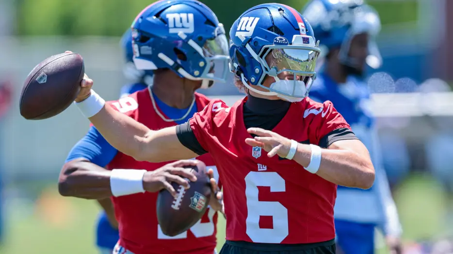How Giants’ Jaxson Dart has already impressed John Harbaugh this offseason