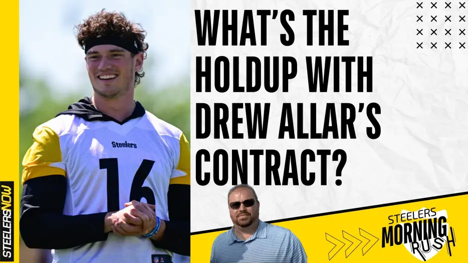 What’s the Holdup with Drew Allar’s Contract? | Steelers Morning Rush