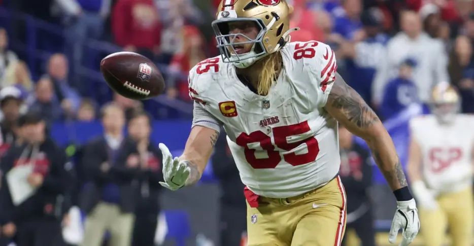 49ers’ George Kittle drops a spot in annual tight end rankings