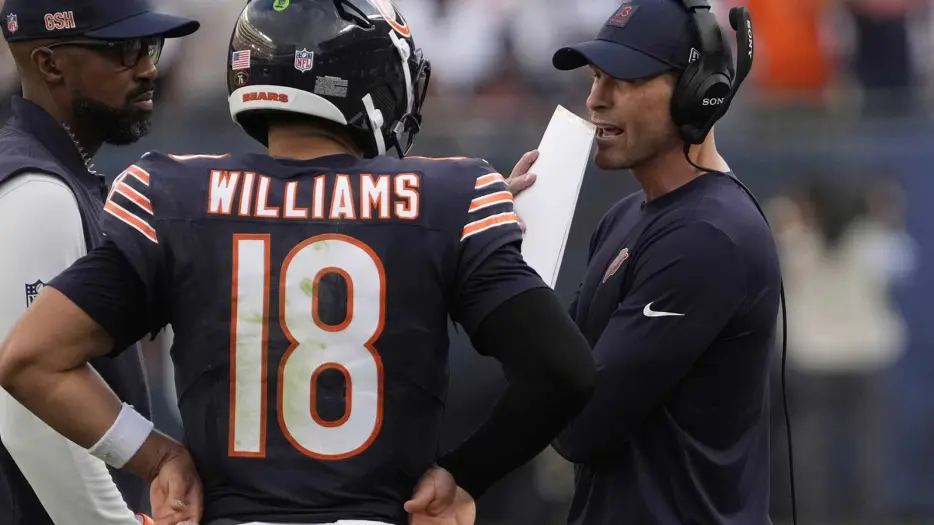 Ben Johnson’s unamused 2-word response to Caleb Williams landing on Madden 27 cover