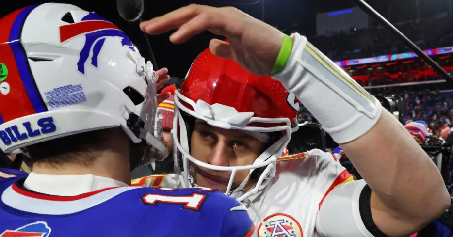 Patrick Mahomes beat out by Josh Allen for top QB in annual survey
