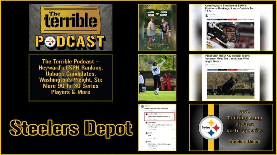 The Terrible Podcast – Heyward’s ESPN Ranking, Upback Candidates, Washington’s Weight, Six More 90-In-30 Series Players &amp; More