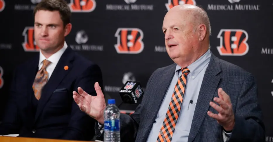 Bengals president Mike Brown is still a constant presence